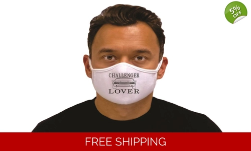 Dodge Challenger Lover Face Mask Washable Reusable Social Distancing